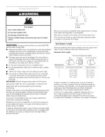 Предварительный просмотр 6 страницы Whirlpool 3LCED9100 Installation Instructions Manual