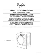 Whirlpool 3LCHW9100WQ0 Installation Instructions Manual предпросмотр