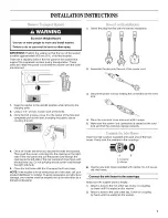 Предварительный просмотр 7 страницы Whirlpool 3LCHW9100WQ0 Installation Instructions Manual