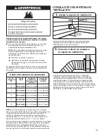 Предварительный просмотр 47 страницы Whirlpool 3LMEDC100 Installation Instructions Manual