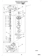 Предварительный просмотр 20 страницы Whirlpool 3LSP8255BW0 Parts List