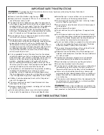 Preview for 3 page of Whirlpool 3LWED4800YQ Use And Care Manual