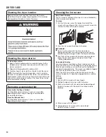 Preview for 10 page of Whirlpool 3LWED4800YQ Use And Care Manual