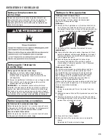 Preview for 23 page of Whirlpool 3LWED4800YQ Use And Care Manual