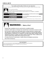 Preview for 1 page of Whirlpool 3LWED4900YW Manual