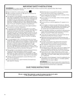 Preview for 3 page of Whirlpool 3LWED4900YW Manual