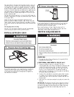 Preview for 8 page of Whirlpool 3LWED4900YW Manual