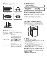 Предварительный просмотр 2 страницы Whirlpool 3LWTW4840YW Product Manual