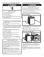 Предварительный просмотр 4 страницы Whirlpool 3LWTW4840YW Product Manual