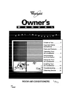 Whirlpool 3PACH21DD0 Owner'S Manual preview