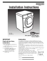 Whirlpool 3RAWZ481G Installation Instructions Manual предпросмотр