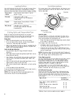 Предварительный просмотр 8 страницы Whirlpool 3RLEC8646 Use & Care Manual