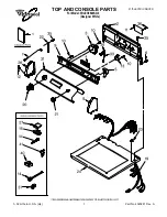 Предварительный просмотр 1 страницы Whirlpool 3RLEC8646KQ0 Parts List