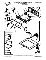 Предварительный просмотр 1 страницы Whirlpool 3RLER5437KQ0 Parts List