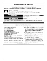 Preview for 2 page of Whirlpool 3WSC19D4AY00 User Instructions