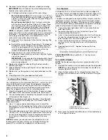 Preview for 6 page of Whirlpool 3WSC19D4AY00 User Instructions