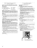 Preview for 10 page of Whirlpool 3WSC19D4AY00 User Instructions