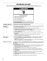 Preview for 18 page of Whirlpool 3WSC19D4AY00 User Instructions