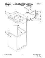 Предварительный просмотр 1 страницы Whirlpool 3XLA87W72AN0 Parts List