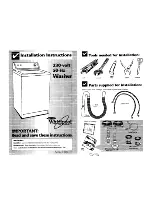 Whirlpool 3XLA87W92BQ0 Installation Instructions предпросмотр