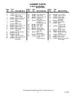 Предварительный просмотр 4 страницы Whirlpool 3XLER5435HQ1 Parts List