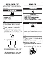 Предварительный просмотр 7 страницы Whirlpool 3XWED5705SW0 Use And Care Manual