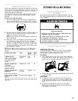 Предварительный просмотр 23 страницы Whirlpool 3XWED5705SW0 Use And Care Manual