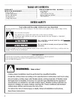 Preview for 2 page of Whirlpool 3XWGD5705 Installation Instructions Manual