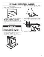 Preview for 9 page of Whirlpool 3XWGD5705 Installation Instructions Manual