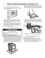 Preview for 21 page of Whirlpool 3XWGD5705 Installation Instructions Manual