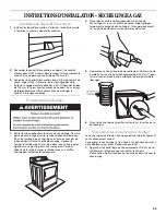 Preview for 33 page of Whirlpool 3XWGD5705 Installation Instructions Manual