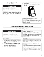 Предварительный просмотр 3 страницы Whirlpool 4-Door Refrigerator User Instructions