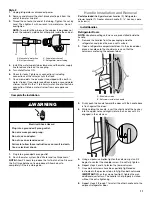 Предварительный просмотр 11 страницы Whirlpool 4-Door Refrigerator User Instructions