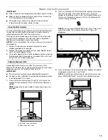 Предварительный просмотр 19 страницы Whirlpool 4-Door Refrigerator User Instructions