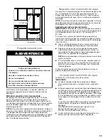 Предварительный просмотр 39 страницы Whirlpool 4-Door Refrigerator User Instructions