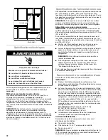 Предварительный просмотр 72 страницы Whirlpool 4-Door Refrigerator User Instructions