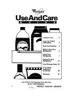 Whirlpool 4ED25DQ Use And Care Manual предпросмотр