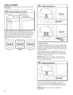 Предварительный просмотр 8 страницы Whirlpool 4GATW4900 Installation Instructions Manual