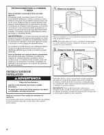 Предварительный просмотр 22 страницы Whirlpool 4GATW4900 Installation Instructions Manual