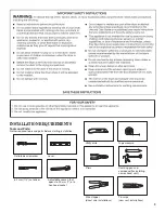 Предварительный просмотр 3 страницы Whirlpool 4GMEDX500 Installation Instructions Manual