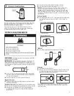 Предварительный просмотр 7 страницы Whirlpool 4GMEDX500 Installation Instructions Manual