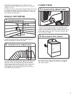 Предварительный просмотр 9 страницы Whirlpool 4GMEDX500 Installation Instructions Manual