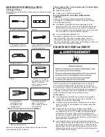 Предварительный просмотр 17 страницы Whirlpool 4GMEDX500 Installation Instructions Manual