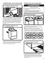 Предварительный просмотр 37 страницы Whirlpool 4GMEDX500 Installation Instructions Manual