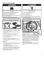 Предварительный просмотр 9 страницы Whirlpool 4GWTW4950 Use And Care Manual