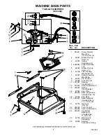 Preview for 8 page of Whirlpool 4XLA64W72BN0 Parts List