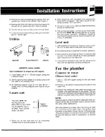 Предварительный просмотр 3 страницы Whirlpool 50 Installation Instructions Manual