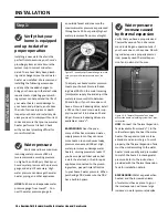 Preview for 14 page of Whirlpool 50T12-40NG Installation Instructions And Use & Care Manual