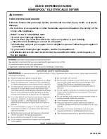 Preview for 1 page of Whirlpool 5100 Quick Reference Manual