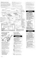 Предварительный просмотр 2 страницы Whirlpool 56001190016 Installation Instructions